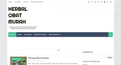 Desktop Screenshot of obatherbalmurah.net